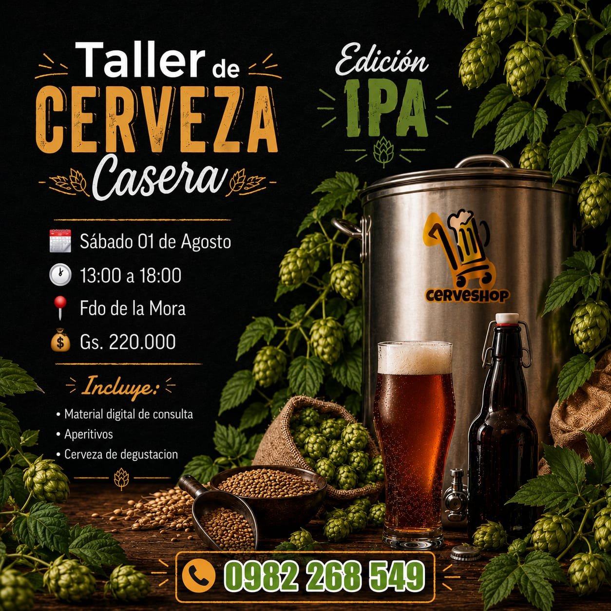 Taller de Cerveza Casera - IPA